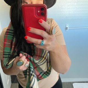 Plaid scarf!